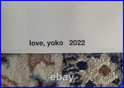 Yoko Ono limited edition silkscreen art print
