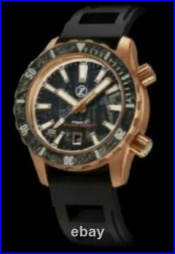 Zelos Abyss 3 METEORITE Bronze 3000m Automatic MOVEMENT-EX-DISPLAY Piece