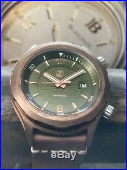Zelos Helmsman 1 Bronze Limited Edition Green Dial 43mm Automatic 50 Pieces