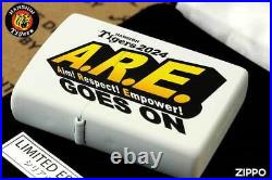 Zippo Lighter Limited Edition 100 Pieces Hanshin Tigers 2024 Htz-Are Goes On Col