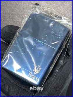 Zippo Peace Acoustic Blue Titan Limited Edition Piece Acoustic Made in 2003 Ra