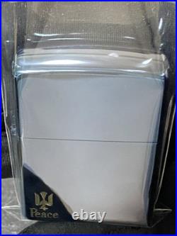 Zippo Peace Blue Titanium Limited Edition Piece Rare Model Made Of 2007 Gold Inn