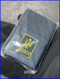 Zippo Piece Blue Genuine Leather Limited Edition Metal 2006 Lighter