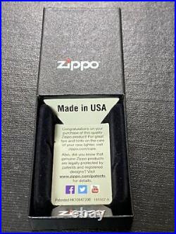Zippo piece blue titanium limited edition rare model made in 2015 Peace sinc