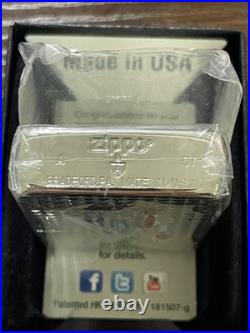 Zippo zippo Peace Armor Case Limited Edition Piece Diamond Cut Armor Made in 200
